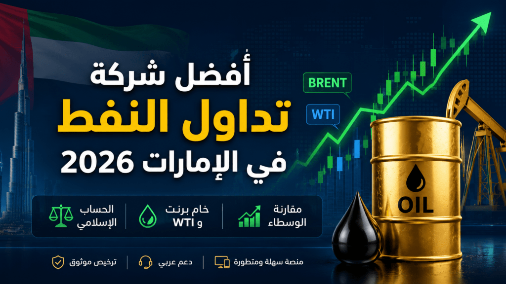 أفضل شركة تداول النفط في الإمارات 2026 ومقارنة منصات تداول خام برنت وWTI